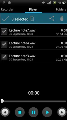 Simple Voice Recorder android App screenshot 1