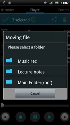 Simple Voice Recorder android App screenshot 2