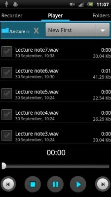 Simple Voice Recorder android App screenshot 3